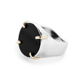 Tablet Black Ash Ring