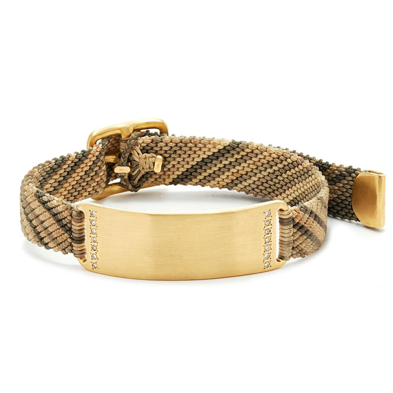 Diamond ID Belt Bracelet