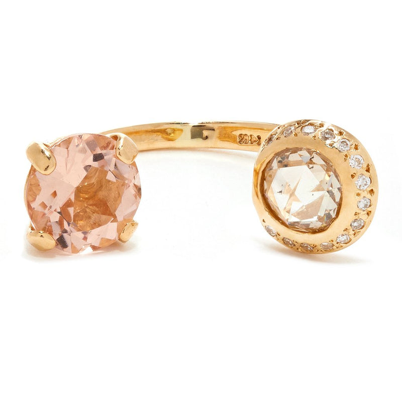 Roxanne Ring with Morganite