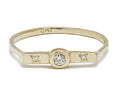 Wish Band in Gold with Diamonds