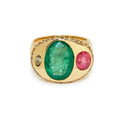 Ayanna Ring with Emerald