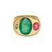Ayanna Ring with Emerald