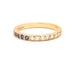 Half Eternity Band with Blue Sapphires