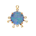 Opal Sunset Charm with Rubies