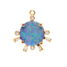 Opal Sunset Charm with Rubies