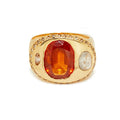 Ayanna Ring with Garnet