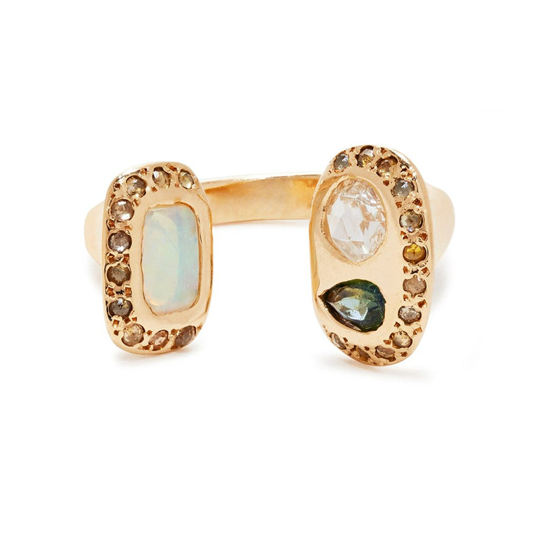 Lyda Ring with Opal